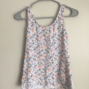 H&M / floral cotton tank